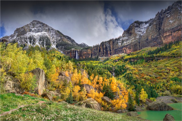 Tulleride-Bridalveil-Falls-View-CLD035-20x30 copy