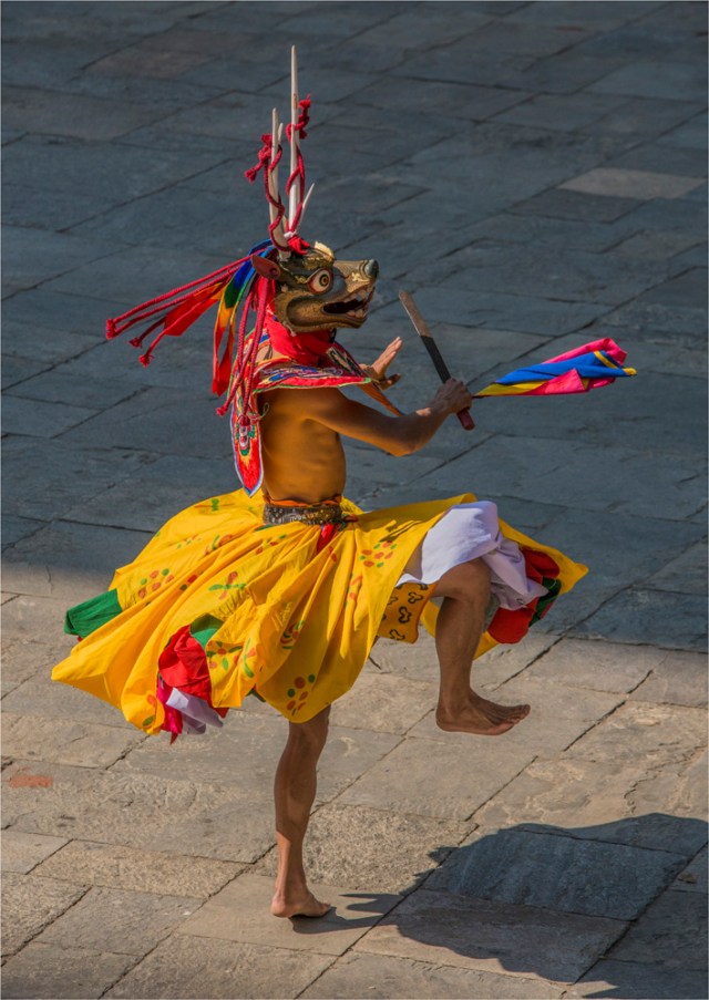 Dancer-Punakha-Dzong-BHU028-17x24 copy