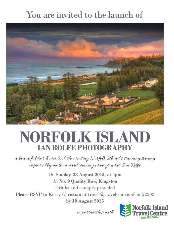 Ian Rolfe book launch invite-2015