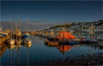 Penzance-Harbour-Dusk-E0689-11×17